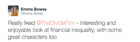 @emma_bowey post about The Divide documentary film